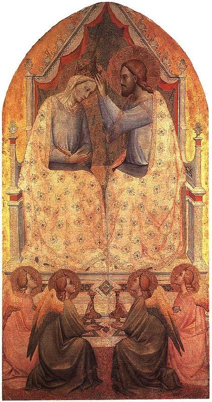 GADDI, Agnolo Coronation of the Virgin sdf oil painting image